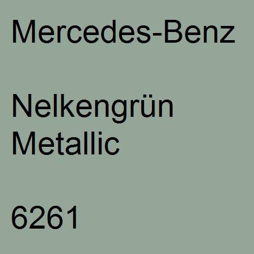 Mercedes-Benz, Nelkengrün Metallic, 6261.